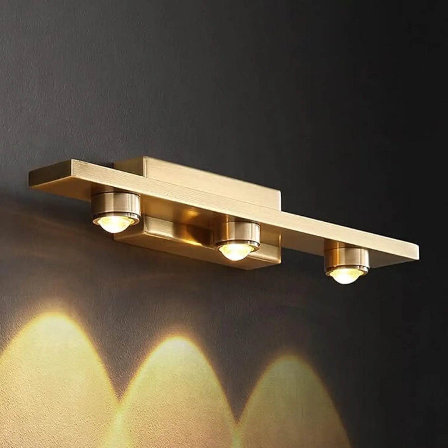 Aurora Linear Gold LED Wall Light