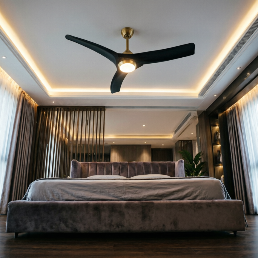The Aureon Noir 52-Inch Fan