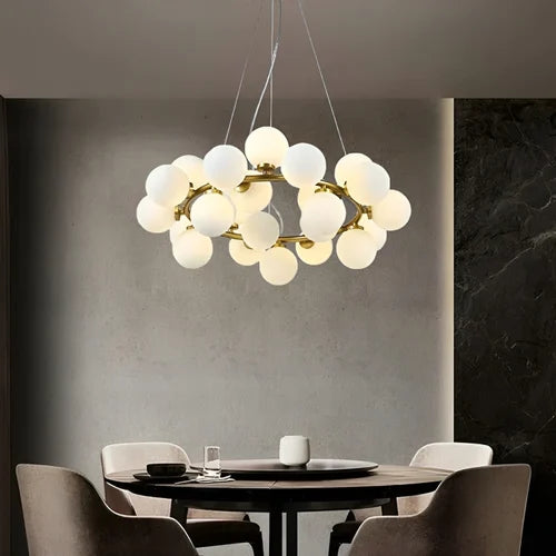 Milky Moon Chandelier