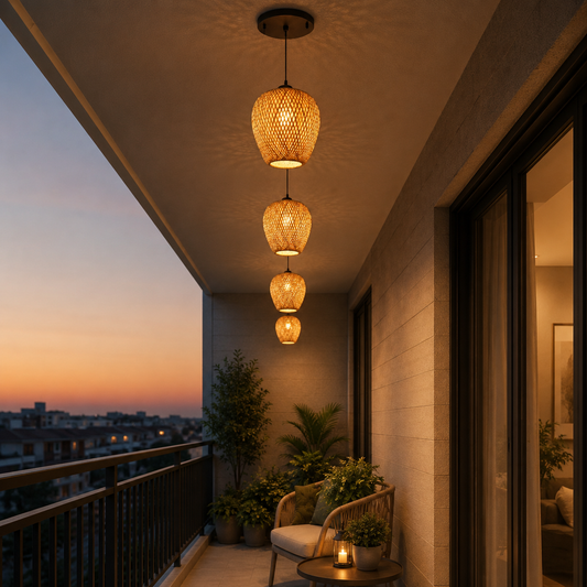 The Bamboo hanging Light (Style-2)