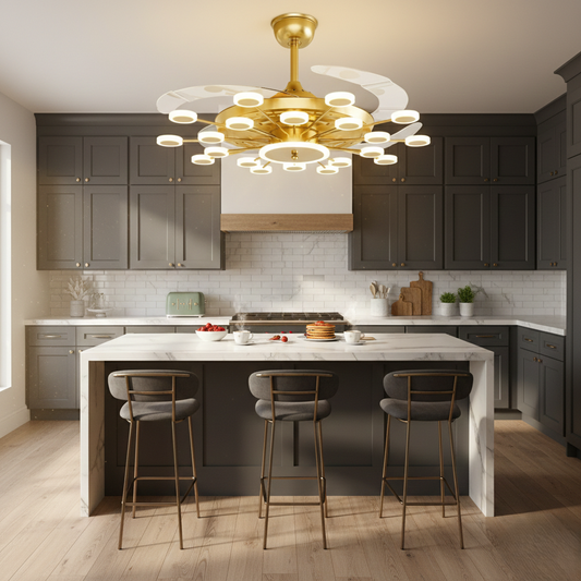 Skye Chandelier Fan with Remote Control