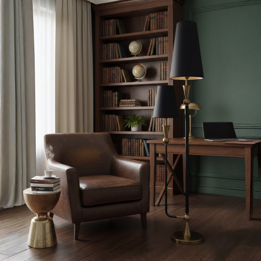 Black Radiance Floor Lamp