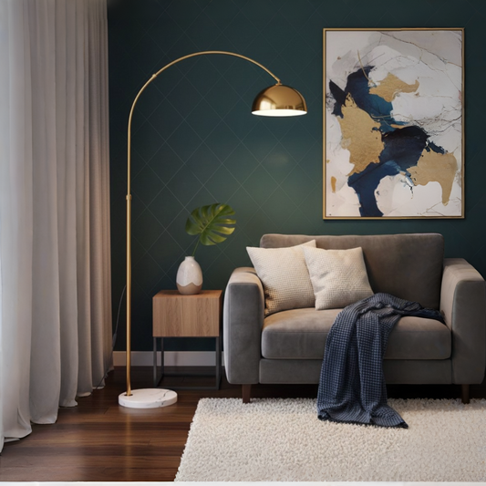 Contemporary Shine Floor Lamp