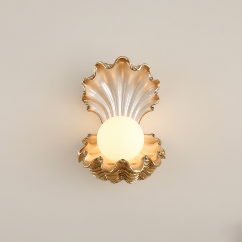 Mother-of-Pearl Wall Light
