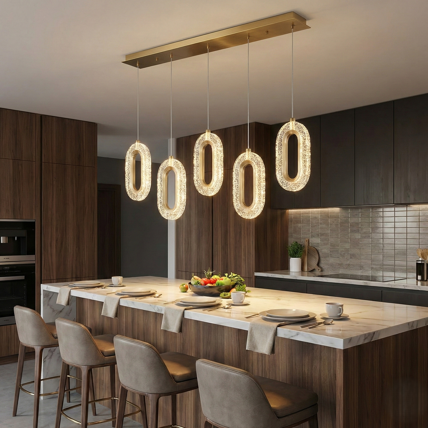Crystal Glow Pendant Light