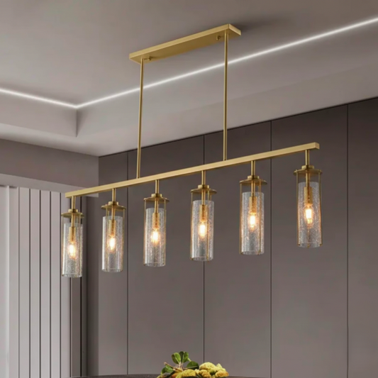 Glass Reflection Dining Chandelier