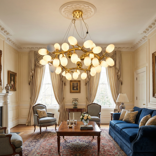 Opal Bloom Chandelier