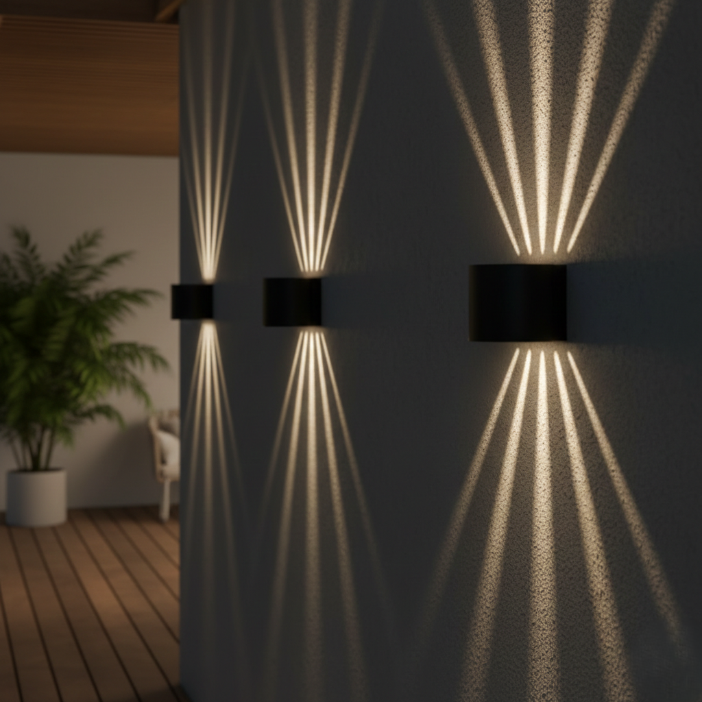 5 Beam Up-Down Outdoor Facade Light