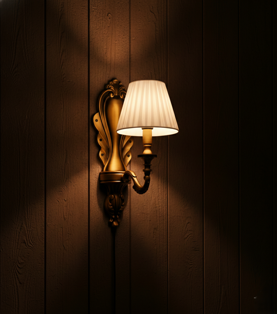 Rustic Beam Wall Light