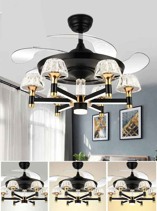 Meteor shower Chandelier Fan