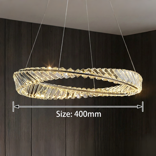 Modern Crystal Ring Chandelier