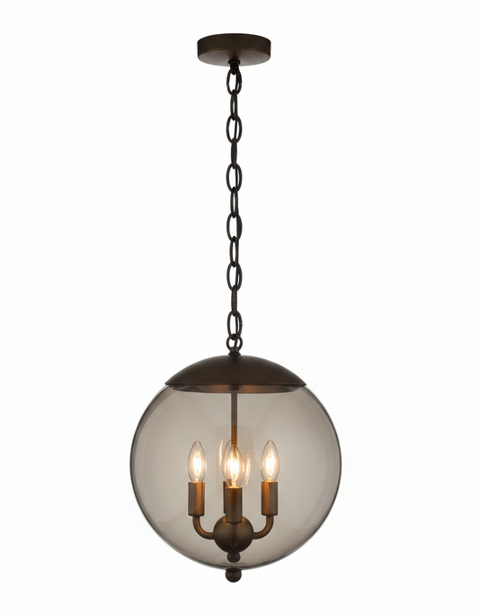 Glass Dome Hanging Light