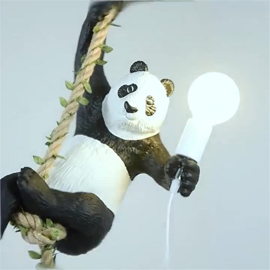 Panda Hanging Light