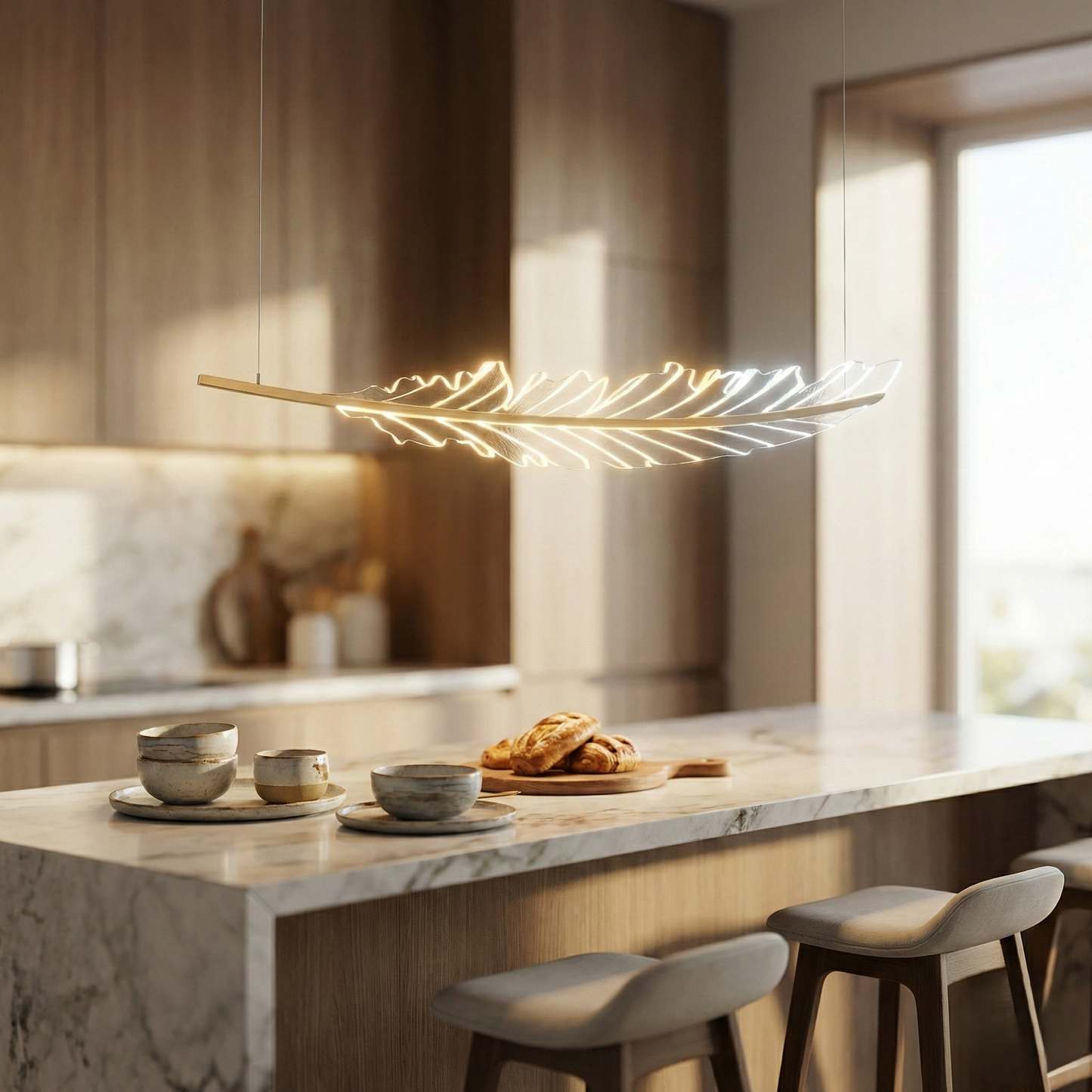 Petal Leaf Dining Chandelier