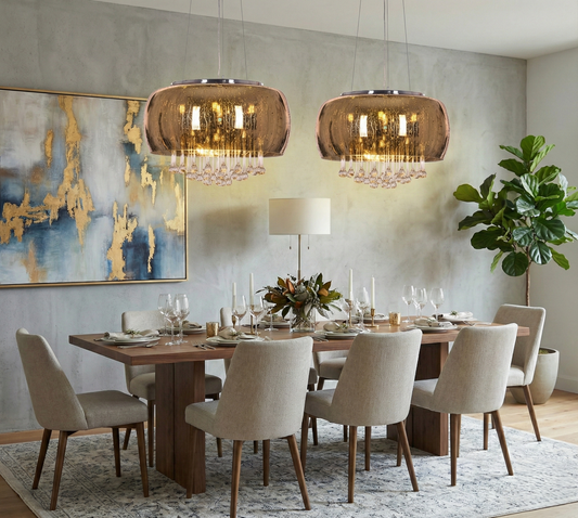 Crystal Bloom Pendant Light