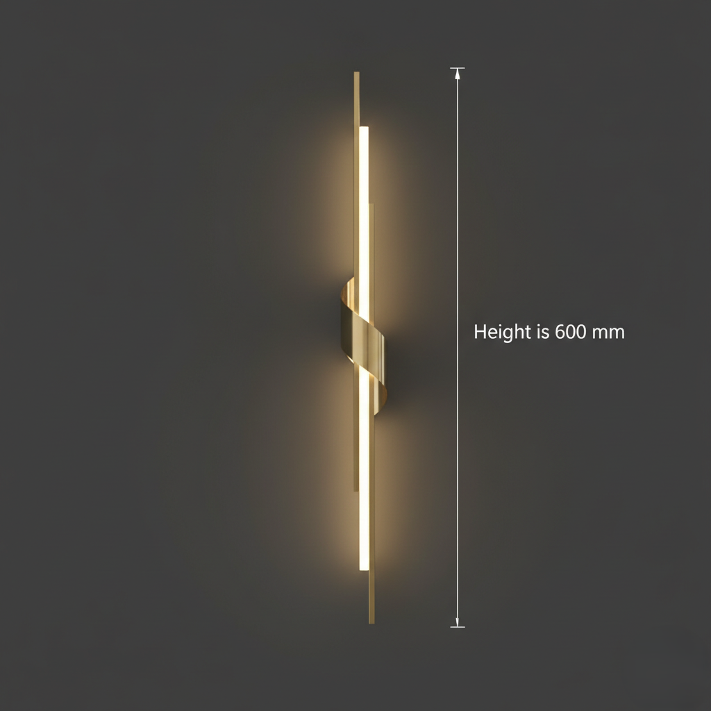 Luxurious Sleek Wall Light