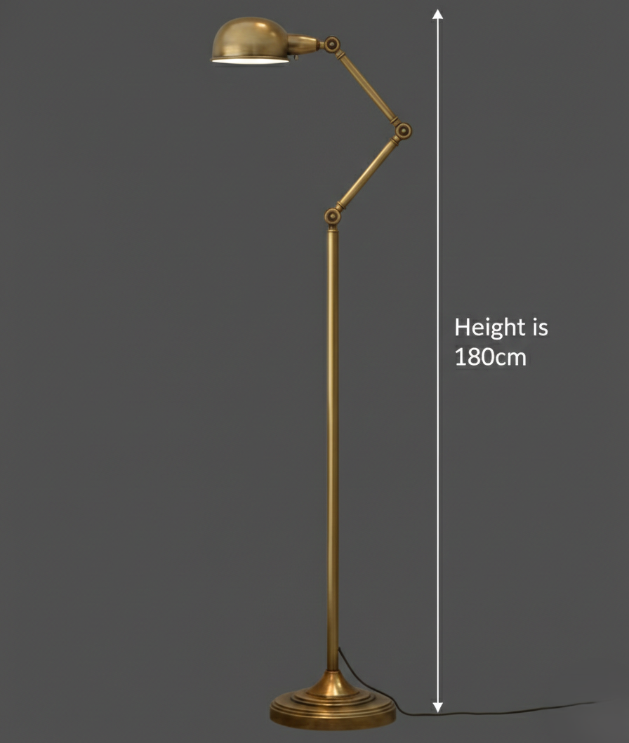 Gilded Groove Floor Lamp