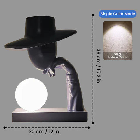 Mystery Face Table Lamp
