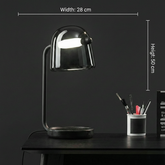 Smoke Dome Table Lamp