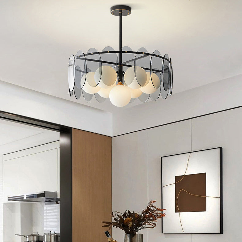 Modern Minimalist Round Chandelier