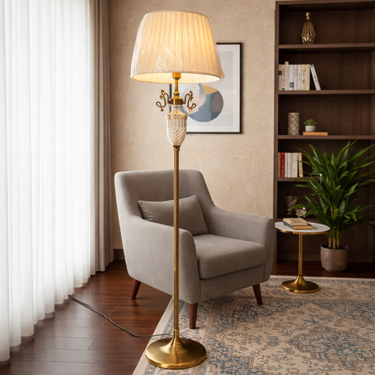 The Amber Glow Floor Lamp
