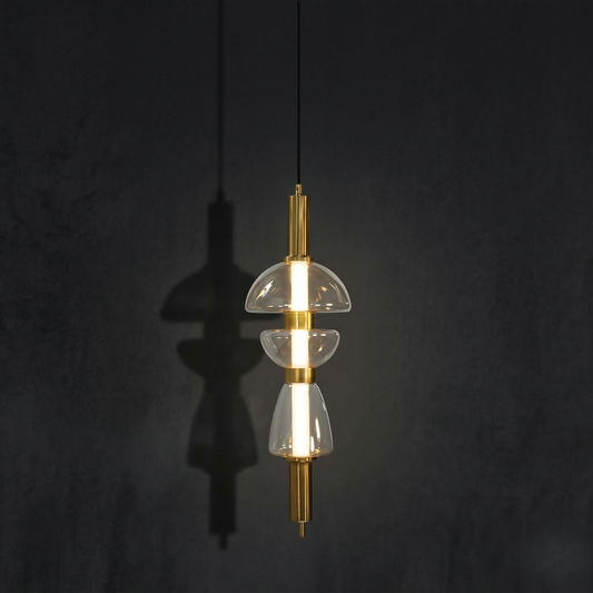 Dome Metal Glass Pendant Light