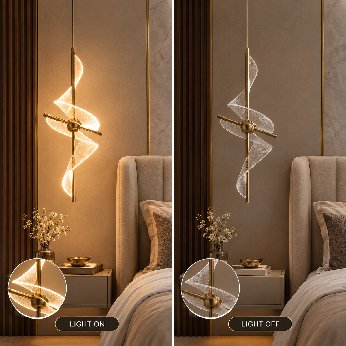 Elysian Cascade Sculptural Hanging Light