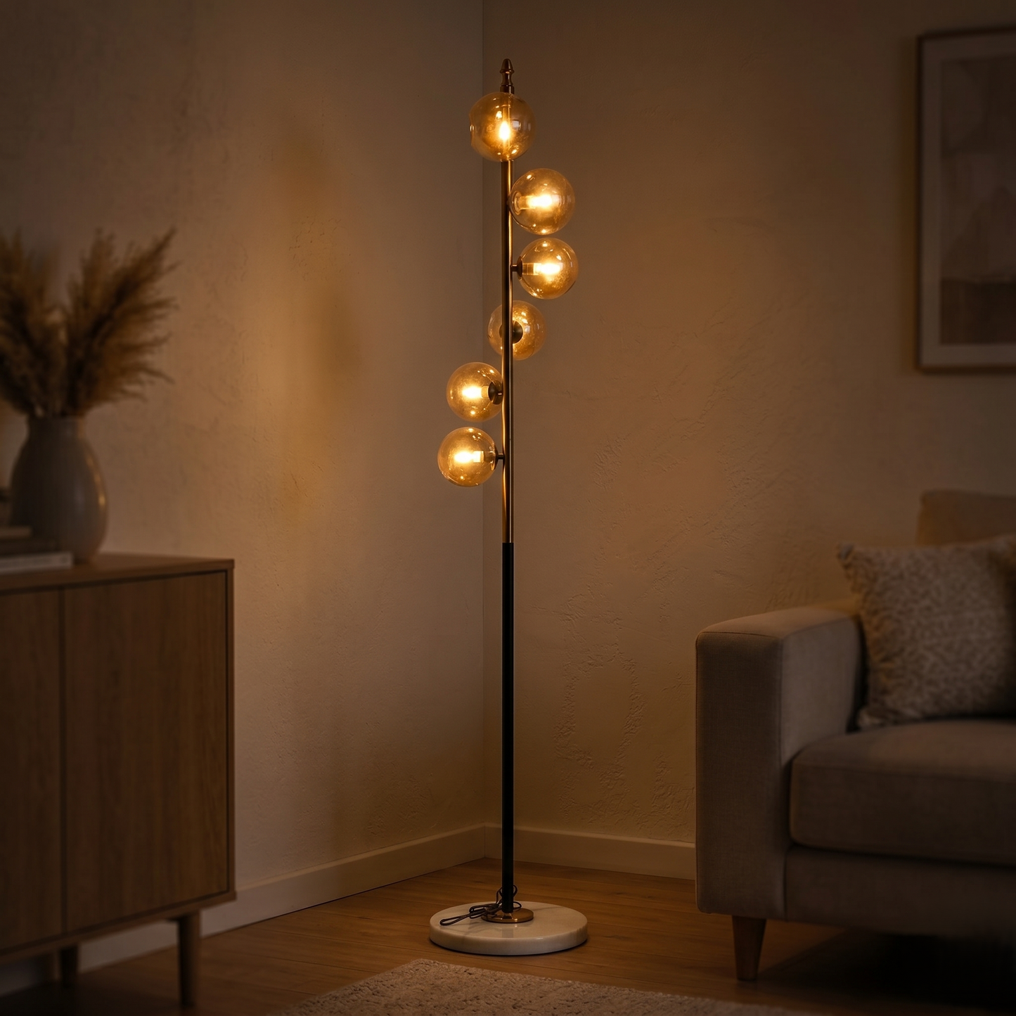 Orbital Constellation Globe Floor Lamp