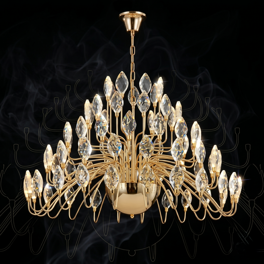 Grand Monarch Crystal Chandelier