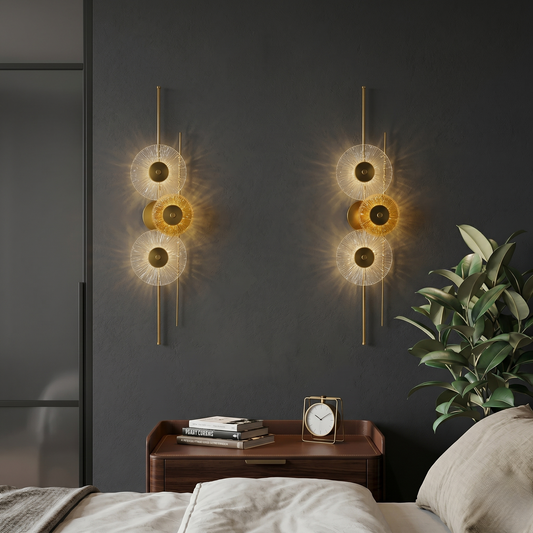Triple Disc Modern LED Wall Light