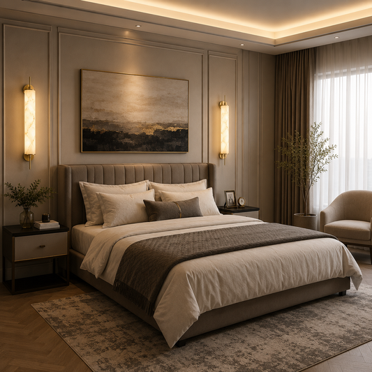 Linear Marble Wall Light