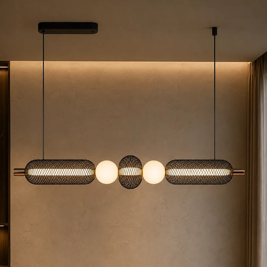 The Nocturne Halo Linear Chandelier