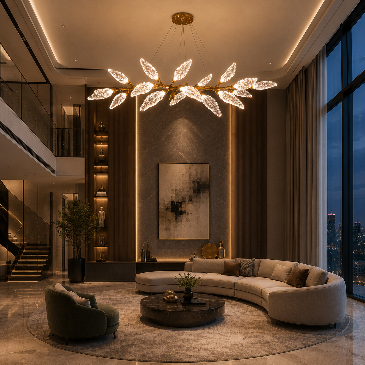 The Majestic Vine Cascade Chandelier