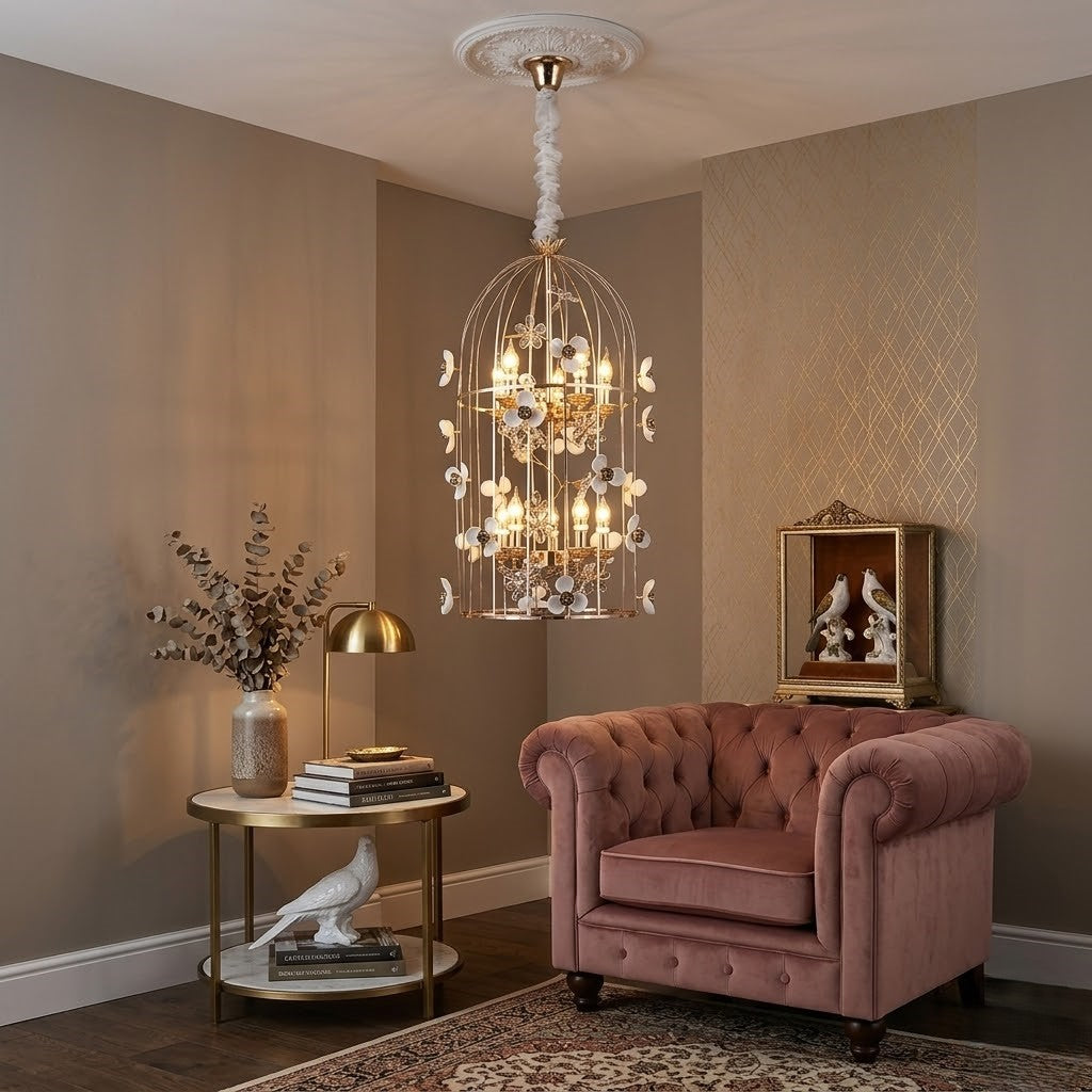 The Aviary Botanical Chandelier