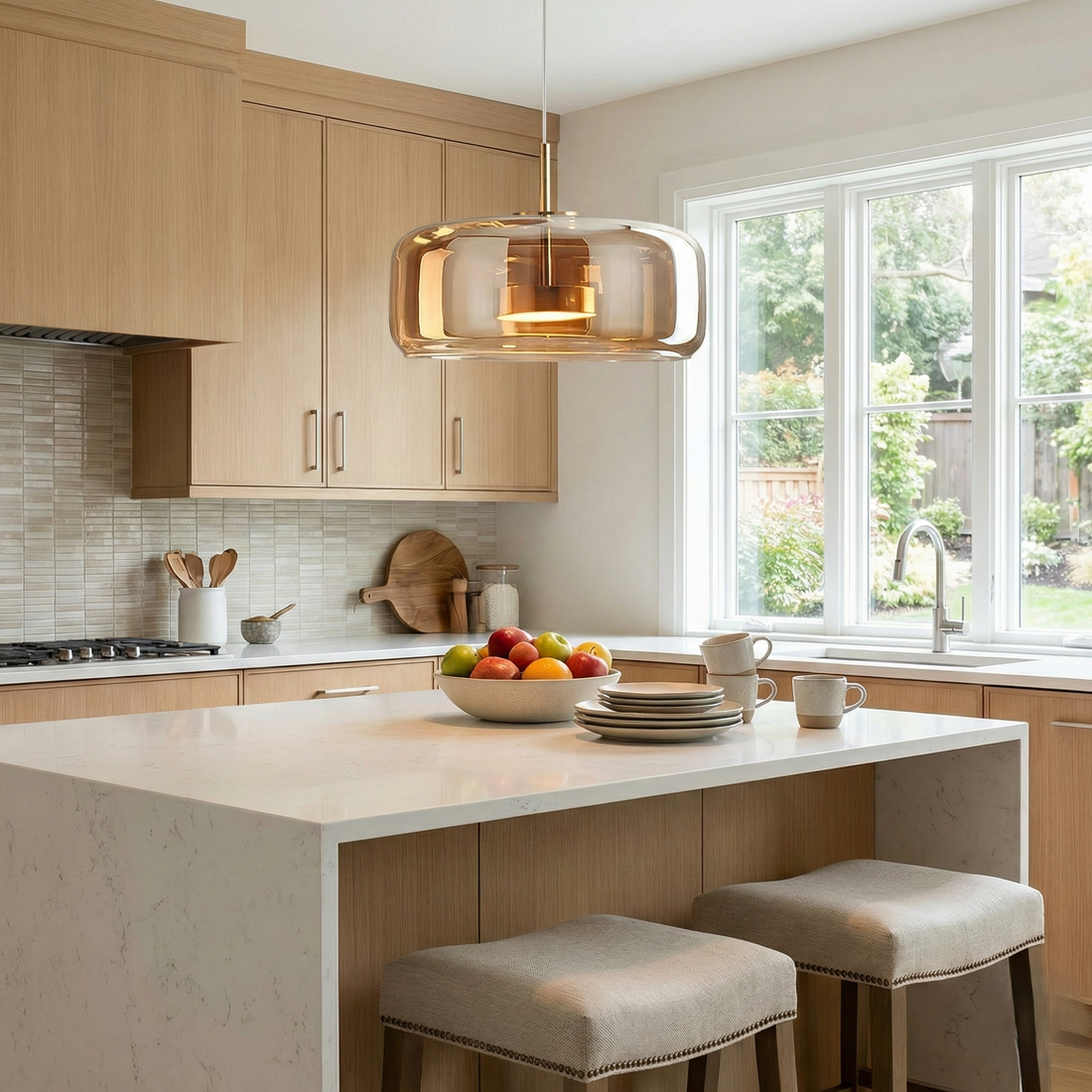 How to Choose Pendant Lights for a Modular Kitchen Island in India