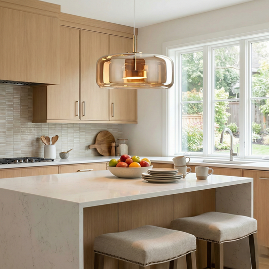 How to Choose Pendant Lights for a Modular Kitchen Island in India