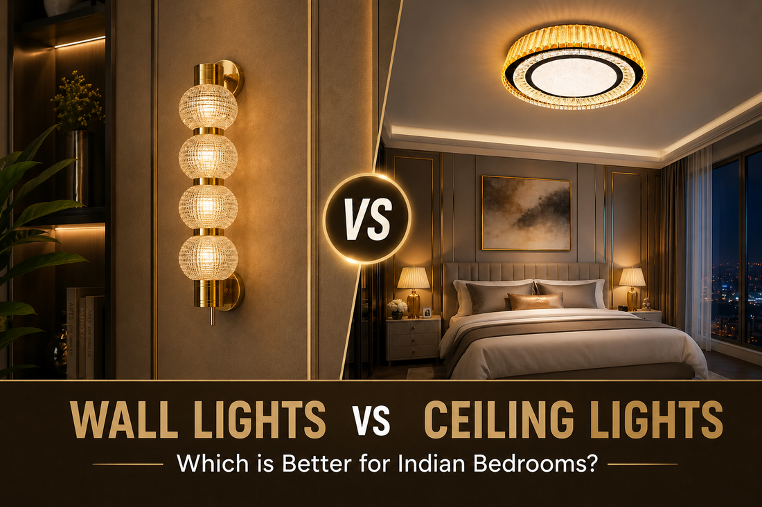 Wall Lights vs Ceiling Lights