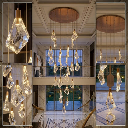 Astraea Cascade Duplex Chandelier