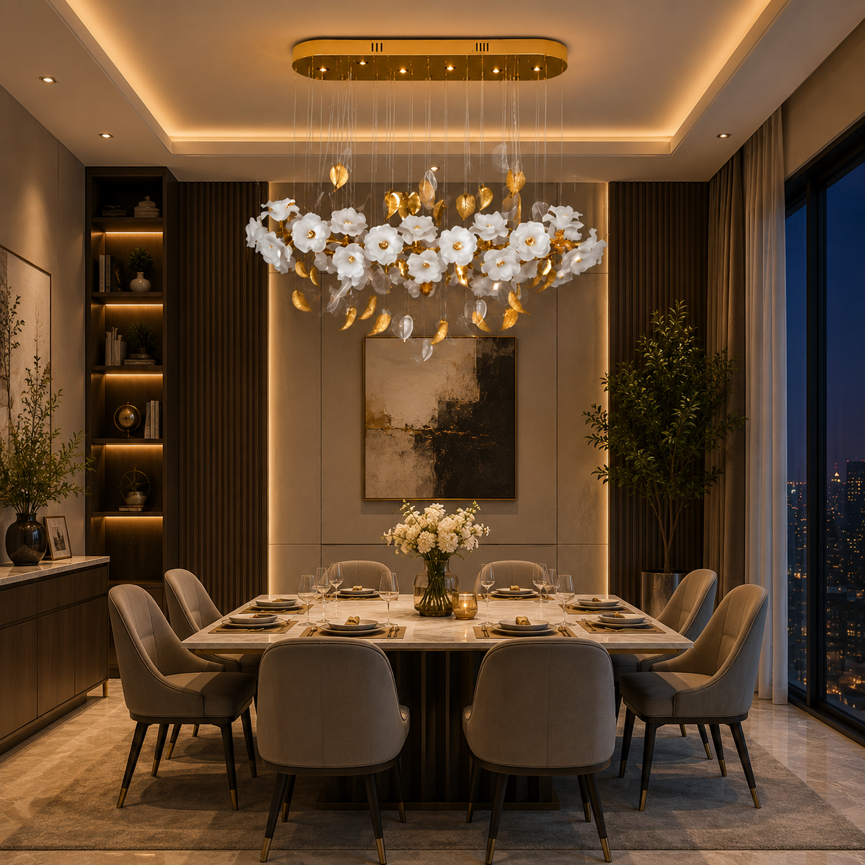 The Lotus Bloom Chandelier