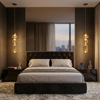 The Solari Glass Pendant Light