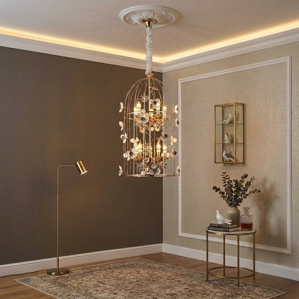 The Aviary Botanical Chandelier