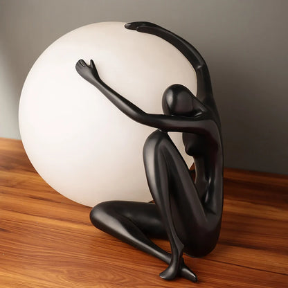 The Lunar Embrace Table Lamp