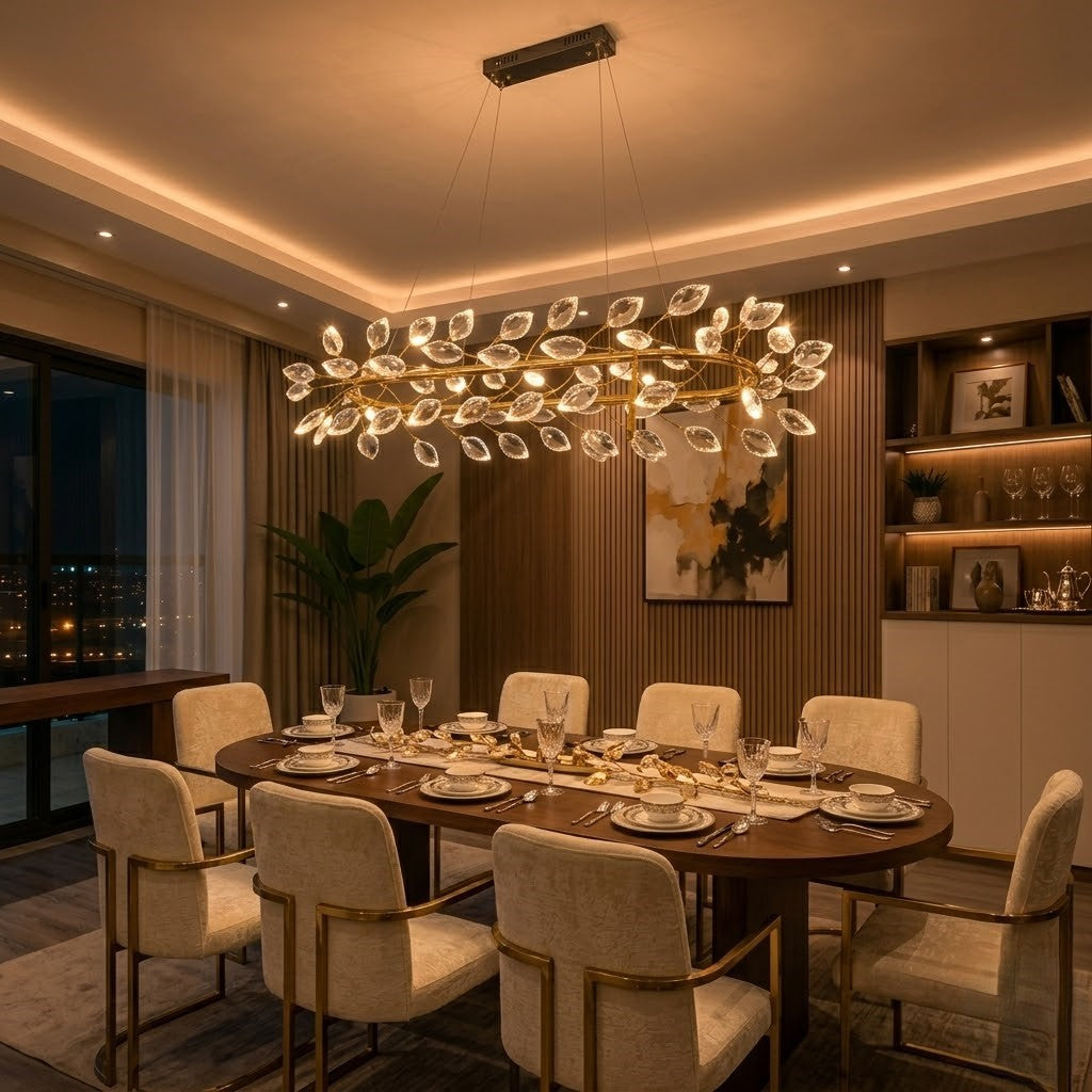 Grand Monarch Crystal Dining Chandelier