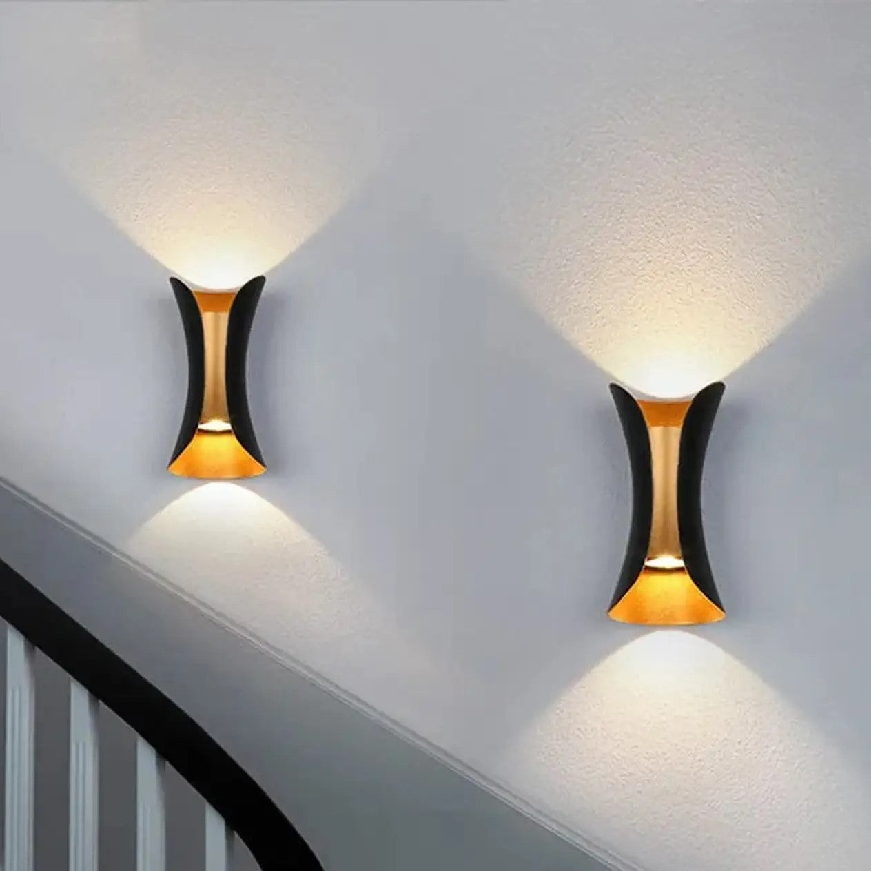 The Hourglass Outdoor Wall Light