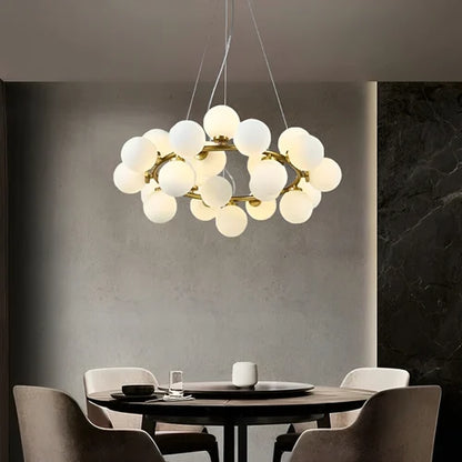 Milky Moon Chandelier