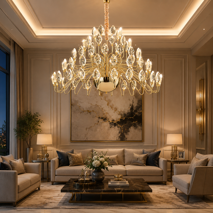 Grand Monarch Crystal Chandelier
