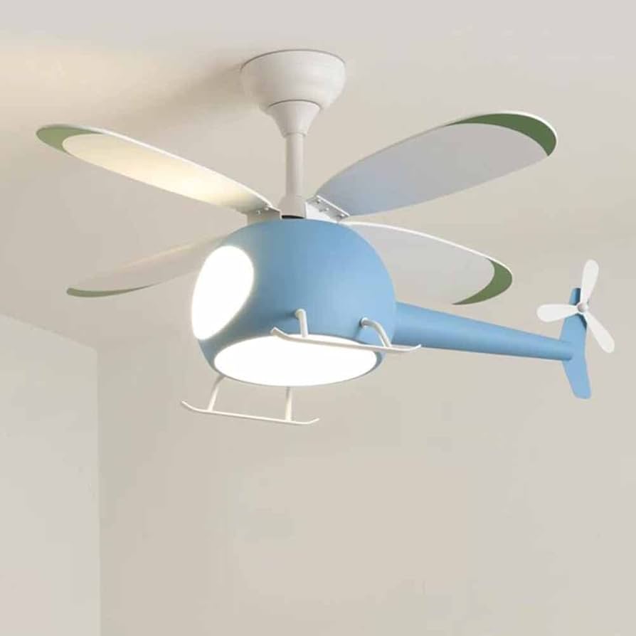 Helicopter LED Ceiling Fan With Remote Control