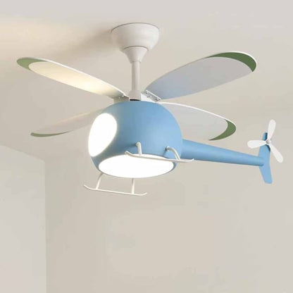 Helicopter LED Ceiling Fan With Remote Control