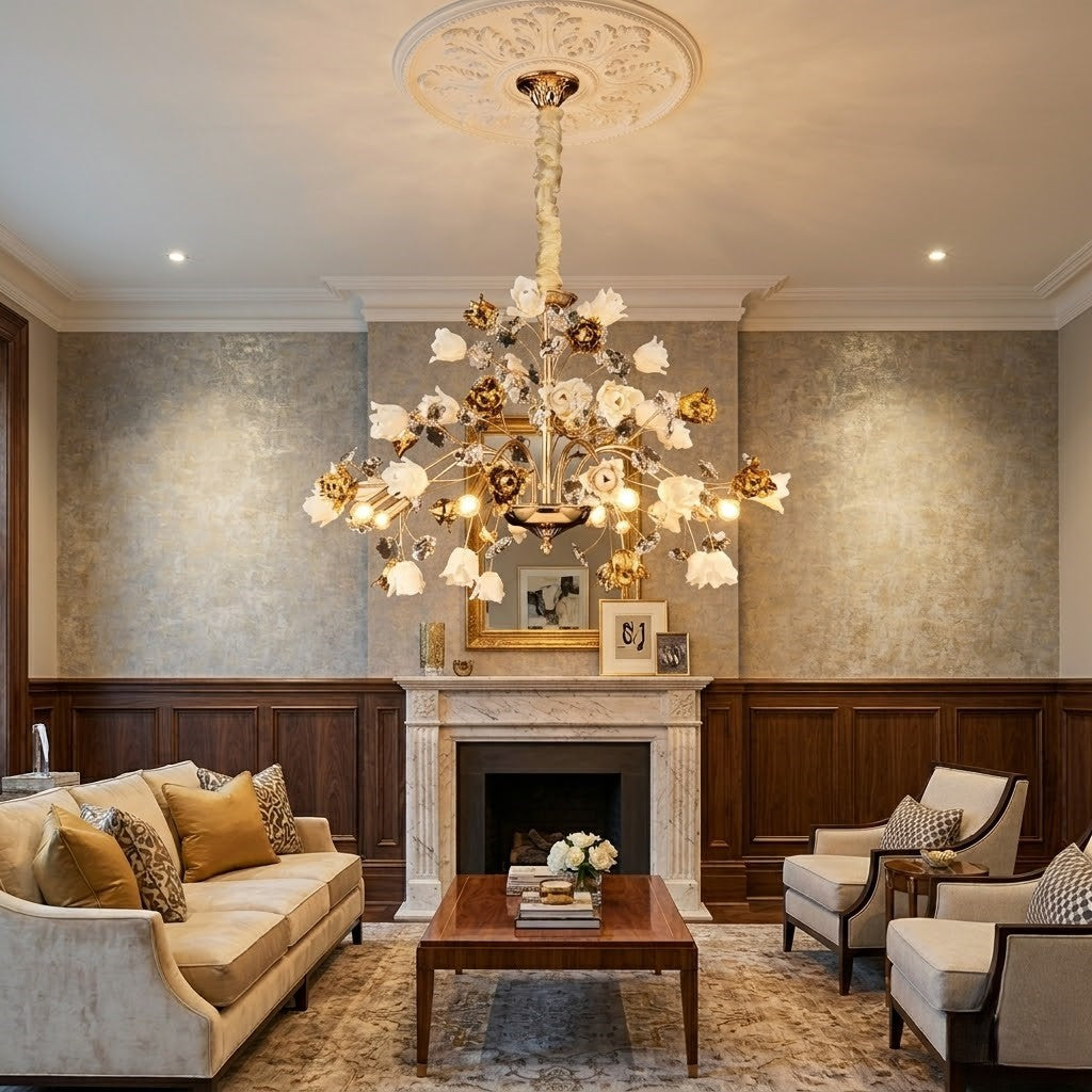 Rose Opulence Chandelier