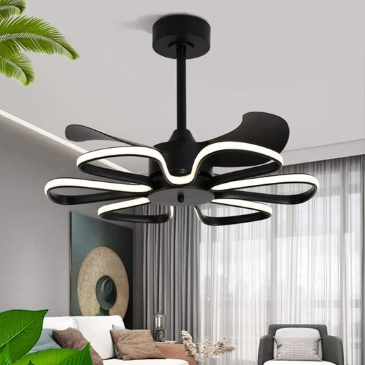 Aero Lotus Modern Chandelier Fan